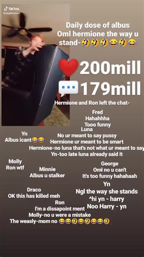 I had to add this and I died while makings this it was too funny😭🤣😂😂#hermione#mistake#ron#harrypotter#SageTellMe #weasly#molly#albus#yn#wayne