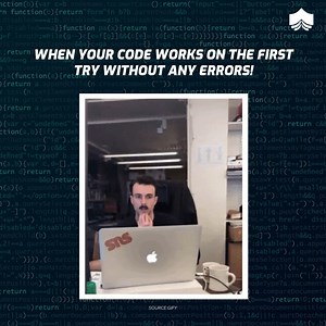 Celebrate success as a programmer at the first attempt! #Coding #Errors #Compiler #Programming #Debugging #Editor #Code #Knowledgehut | KnowledgeHut