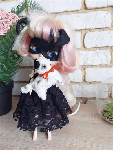 Handmade German Wirehaired Pointer Dog Plush Toy: Pet for Blythe Dolls. - Etsy