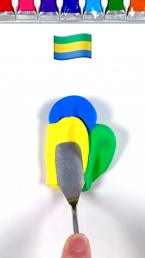 What color do mixed flags make?? (dough edition) #part4 #colormixing #satisfying #mixingcolors #flagmixing #guessthecolor #guesstheflag #mixedflags #artvideos #colortheory #artreels | Joshua Javaherian