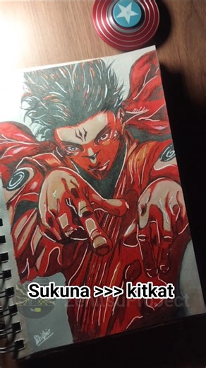 Drawing Thukuna 🐐❤️‍🔥 #jujutsukaisen #anime #drawing