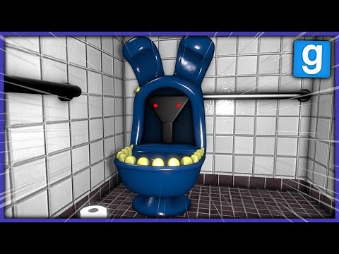 [Gmod FNAF] Withered Bonnie Turns Into a Toilet! (Part 1)