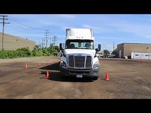 CDL Road Test maneuvers: STRAIGHT LINE