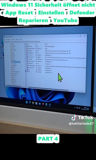 Windows 11 Sicherheit: App zurücksetzen und Defender reparieren