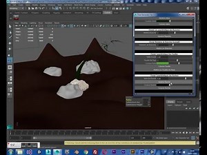 Maya , Python Script ,Tree Generator.