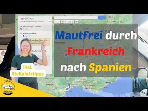 Toll-free driving through France to Spain | A75 toll-free | including campsite tips