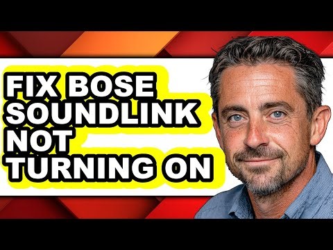 How to Fix Bose Soundlink Not Turning on (easy Method)