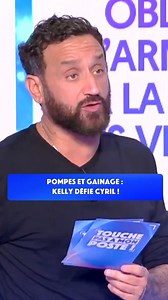 Pompes et gainage : Kelly défie Cyril ! | Cyril Hanouna
