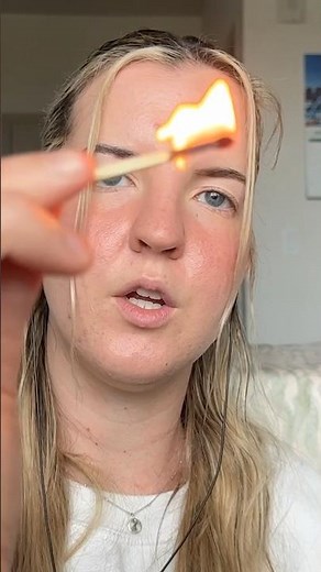 ASMR Match Lighting for Tingles #tingles #asmr #asmrfire