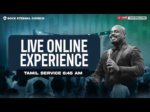 🔴 LIVE | Rock Eternal Church | Tamil Service | March 22nd 2026 | 06:45 AM | Ps.REENUKUMAR