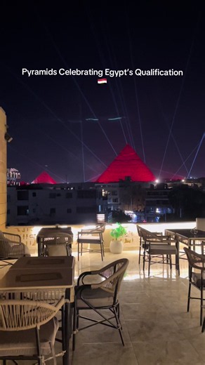 Pyramids Celebrating Egypt’s World Cup Qualification