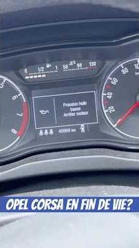 Opel Corsa, arrêt moteur! 🛑 #opel #voiture #humour #mecanique #conseilsauto #aishorts