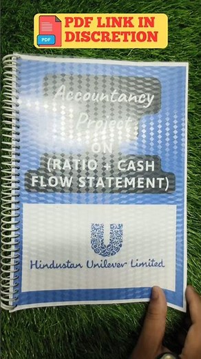 Accountancy Project File Class 12th (Hindustan Unilever) #project #viral #trending #schoolproject
