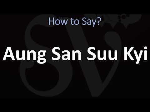 How to Pronounce Aung San Suu Kyi? (CORRECTLY)