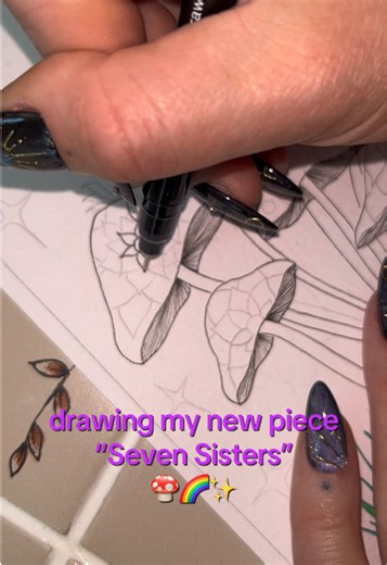 Whimsical Art Collection Featuring 'Seven Sisters'