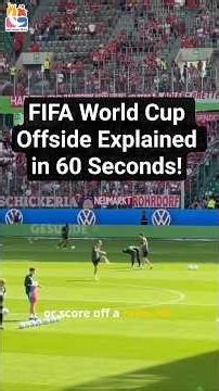 ⚽ FIFA World Cup Offside Explained in 60 Seconds!