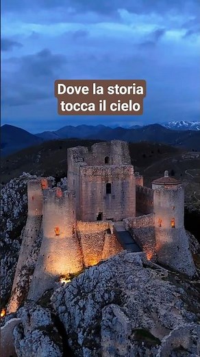 🏰✨ Rocca Calascio: il castello delle leggende! ✨🏰 #roccacalascio #abruzzo