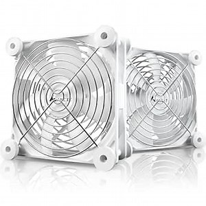 Amazon.com: ANEXT, 120mm USB Computer Fan White, 120mm Fan, Silent Fans for Receiver DVR PlayStation Xbox Computer Cabinet Cooling, 2 in 1 Packs White : Electronics