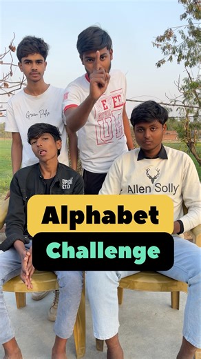 Alphabet Challenge 😂 #shorts