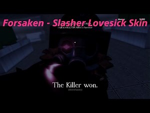 Roblox Forsaken - Slasher Lovesick Skin Gameplay