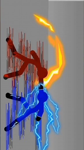 RED VS BLUE training arc | stick nodes animation #shorts