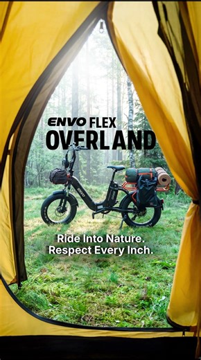 Wake up deep in the forest. Explore deeper with the Envo Flex Overland.