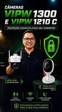Intelbras VIPW Wi-Fi cameras for indoor and outdoor use