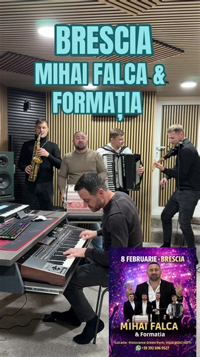 ‼️SUPER DISTRACTIE CU MIHAI FALCA SI TOATA FORMAȚIA!! 🔊🔥 Dragi prieteni vă asteptăm sã ne distrăm împreună.💃🕺🏻💥 🔴Dăm START Rezervărilor Vã asteptăm cu mare drag în număr cât mai mare. 🫰Pret Adult 65 €. MENIU INCLUS VIN, APA. FĂRĂ LIMITĂ 🫰Pret copii 30€. MENIU INCLUS…. 📌Data: 8.02.2026 Ora: 13:00; 20.00 📍Locatie: Ristorante Villa Boschetti Via Mantova, 190, 25018 Montichiari BS Pentru rezervări ☎️3926960527 Bogdan DISTRIBUIȚI VA ROG 🙏 @greenparkvillaboschetti @sasha_elena_real@Mihai F