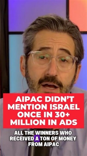 AIPAC spent 30 million on ads with ZERO mention of Israel