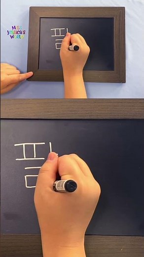 Writing in Hangul the Korean script | Learn culture for kids | Miss Jessica's World #shorts #korean