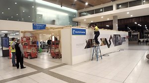 FLIPPED IN 90 SECONDS! Last week we finalised the latest evolution of Launceston Airport. It was a Terminal Reconfiguration, or in short known as the terminal flip! As the upper level was previously all public space (landside), it meant that passengers would all rush toward the security at one time which didn't make for a relaxed approach for boarding. Now, with security directly after checkin, passengers and their guests can stay together right until the flight is boarding either upstairs or do