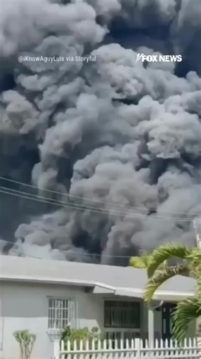 #RAGING INFERNO: Firefighters battle a five-alarm warehouse fire in Florida#