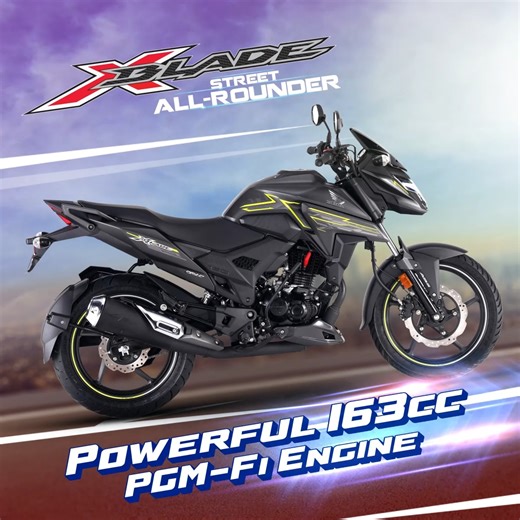 𝐔𝐧𝐥𝐞𝐚𝐬𝐡 𝐭𝐡𝐞 𝐩𝐨𝐰𝐞𝐫! The Honda X-Blade is a Street All-Rounder packed with a Powerful 163cc PGM-FI Engine. Experience 13.9 PS of max power and 14.7 Nm of max torque. Ready to own the streets? #HondaXBlade #StreetAllRounder #PGMFi #MotorcyclePower #BangladeshHonda #RideWithPower #AllRounderPerformance #StreetKing | Bangladesh Honda Private Limited