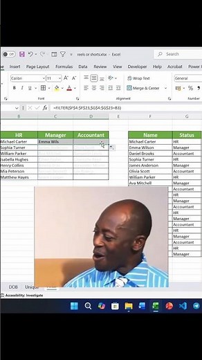 How to Use FILTER Formula in Excel | Easy Trick for Beginners 🔍📊