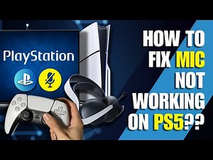How To Fix Mic Not Working On PS5 - Fix PS5 Mic & Audio Problem