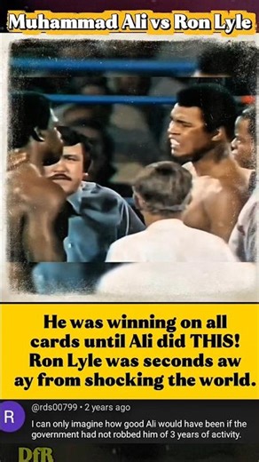 Muhammad Ali Super Knock Out Ron Lyle #fypシ゚viral #muhammadali #shorts #new #boxing #legend #new