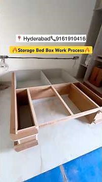 Modular Bed Structure Work Step-by-Step | Carpenter Method #vishalfurniture #shortvideo