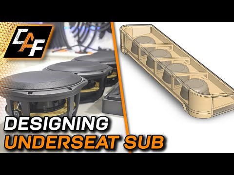 Designing an underseat subwoofer box for AWESOME BASS using four tens!