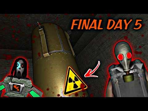 Granny Arrival - Impossible Mode Day 5 | New Nuclear Ending ☢️💀