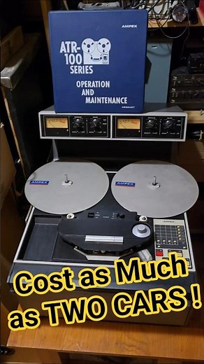 70s Vintage Rare AMPEX ATR-100 The BEST Reel to Reel Tape Recorder