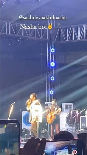 Akhil Sachdeva live concert at chandigarh university. punjab