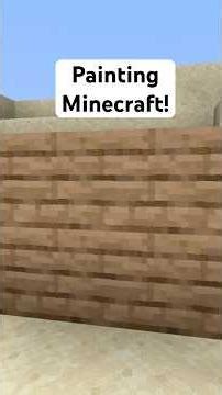 Painting JUNGLE PLANKS in Minecraft! #minecraft #texturepack