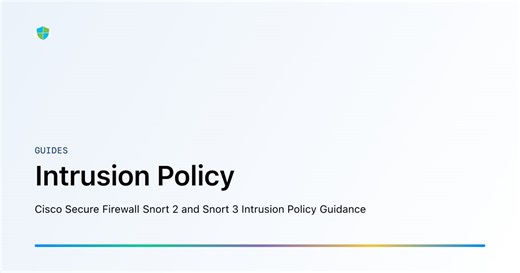 Intrusion Policy