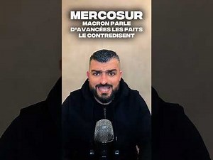 Mercosur: Macron talks about progress, but the facts tell a different story @Charbofficiel2