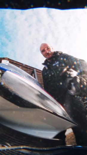 When your ride needs a quick hit of shine. Speed Polish is your weapon of choice 🤘 @rotate.motorsport gave us a call — their BMW HP2 needed a flash finish. One blast, full gleam, zero fuss. #MucOffMoto #SpeedPolish | Muc-Off Moto