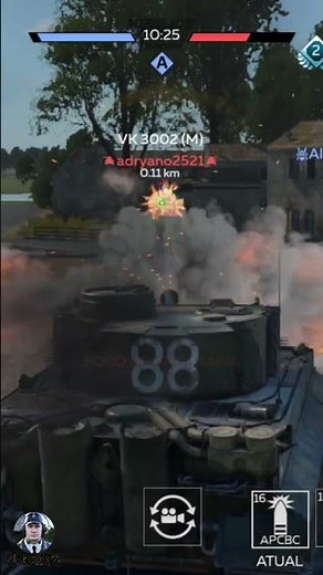 O Tiger H1 Não Recua 💥 | War Thunder #warthunder #panzer #gameplay