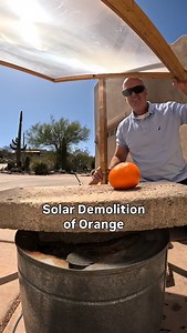 Solar demolition of Orange #solar #science | Joe Richards