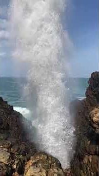Hummanaya Blow Hole | Kudawella | blow hole | Sri Lanka| one of the biggest in the world | rainbow 🌈