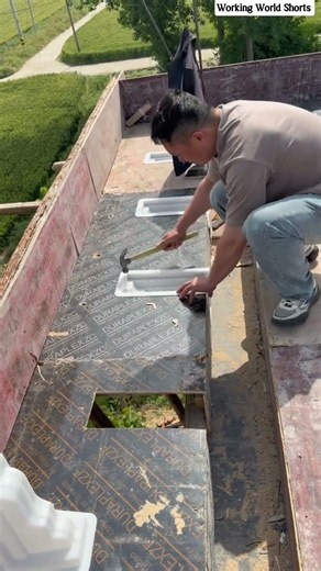 📐🏡 Installing Decorative Corbel Molds for Roof Eaves Construction