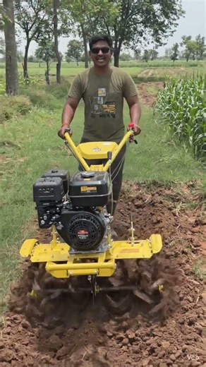 small four-wheel cultivator orchard greenhouse tractor #cultivator #tractor